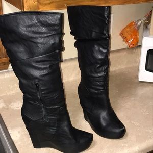 Jessic Simpson Wedge Boots